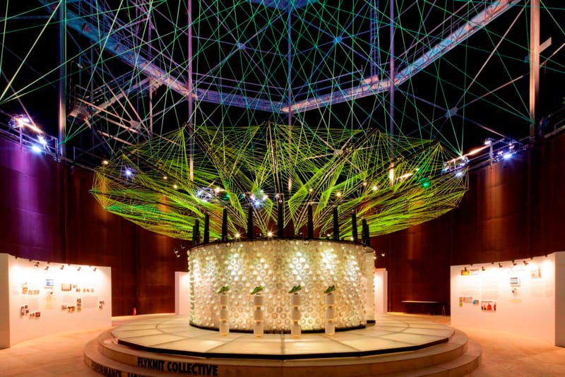 Nike Reveals Flyknit Collective Feather Pavilion @ Beijing Design Week