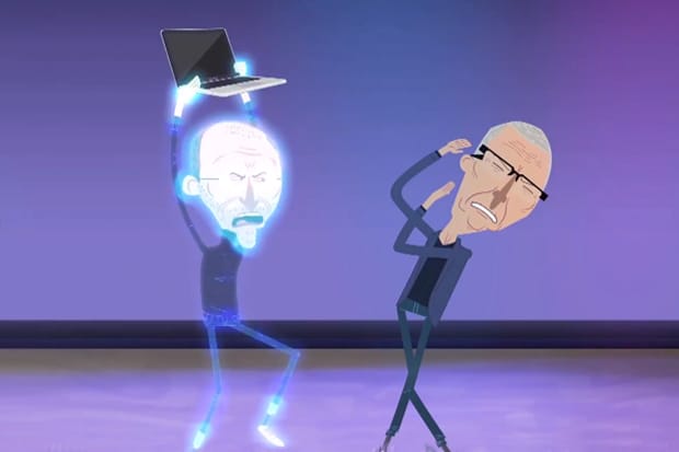 Steve Jobs the Holographic Rapper Returns to Introduce the New iPhone 5