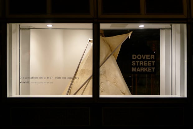 visvim Teepee Installation @ Dover Street Market