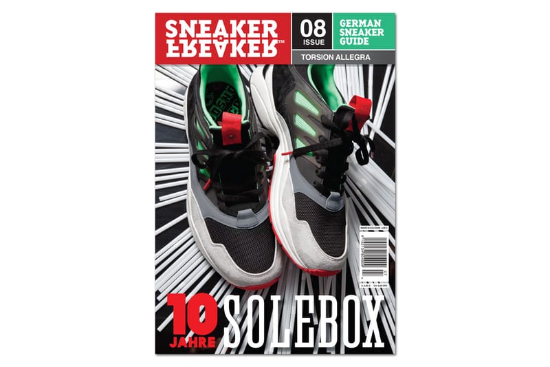 adidas Torsion Allegra Preview on Cover of Sneaker Freaker Germany Issue 08
