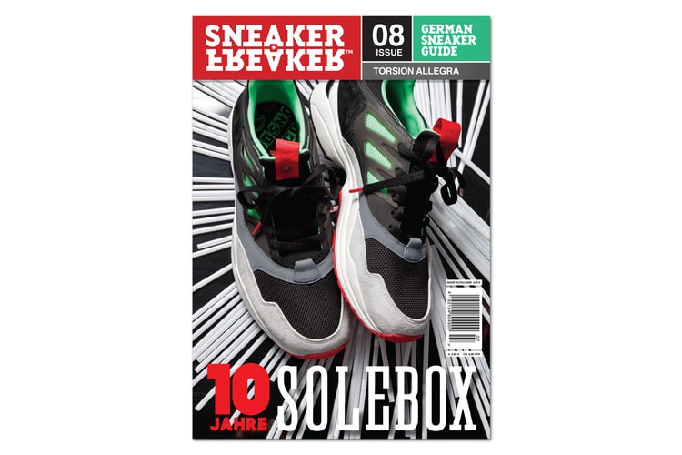 adidas Torsion Allegra Preview on Cover of Sneaker Freaker Germany Issue 08