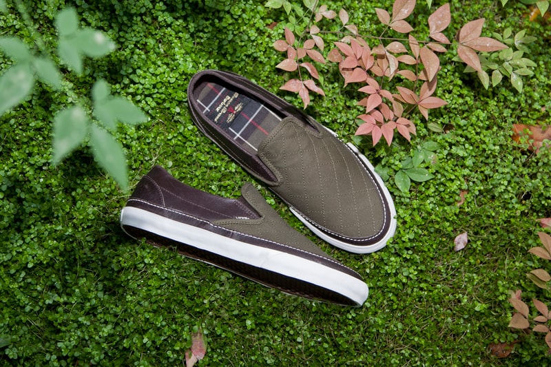 Barbour x Vans California Footwear Capsule Collection