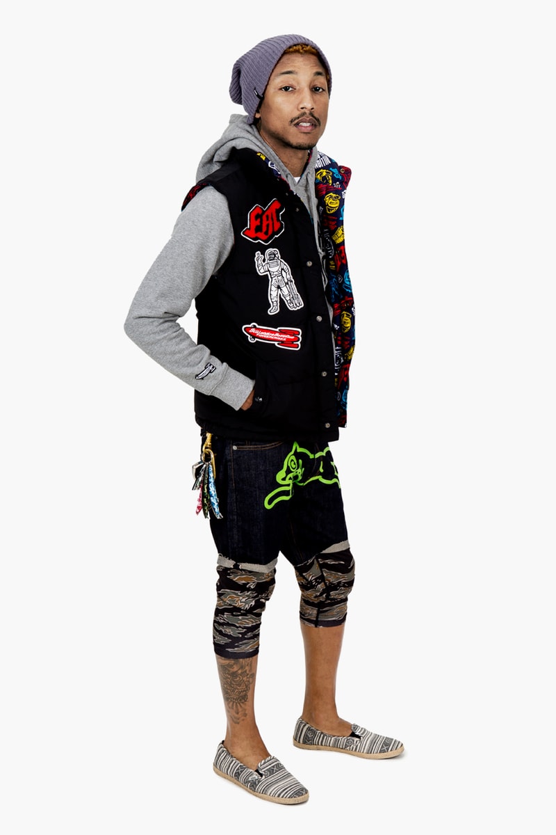 Billionaire Boys Club x Fingercroxx 2012 Fall/Winter 10th Anniversary Lookbook featuring Pharrell Williams