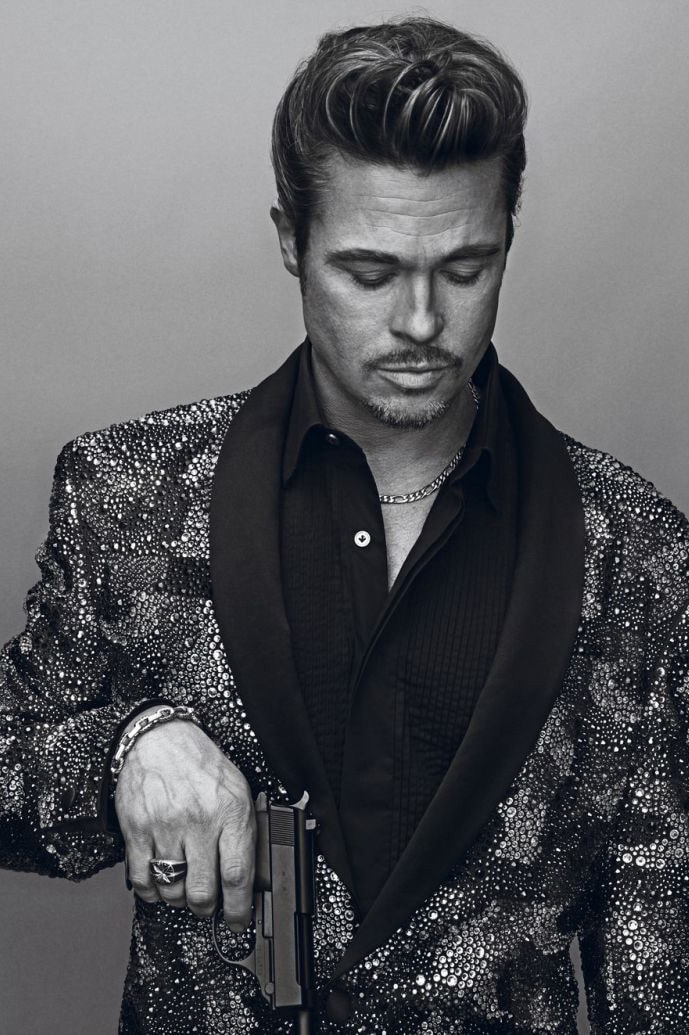 Brad Pitt Shows Multiple Personalities for Interview Magazine's October/November 2012 Issue