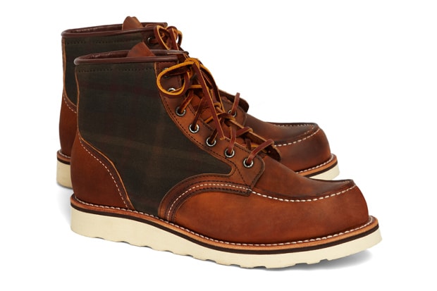 Brooks Brothers x Red Wing 4553 Tartan Panel Boot