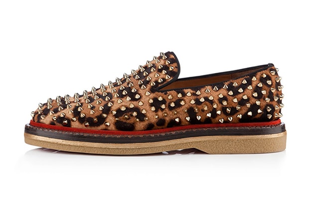 Christian Louboutin 2012 Fall/Winter Fredapoiters Printed Pony Hair Loafer