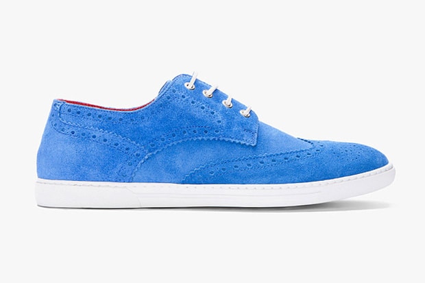 COMME des GARCONS JUNYA WATANABE MAN x Tricker’s Blue Suede Brogue 