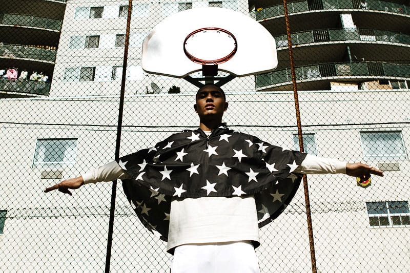 Fucking Young!: Justin Rock Models Supreme, Robert Geller and adidas Originals by Jeremy Scott in Hoop Dreams Editorial 