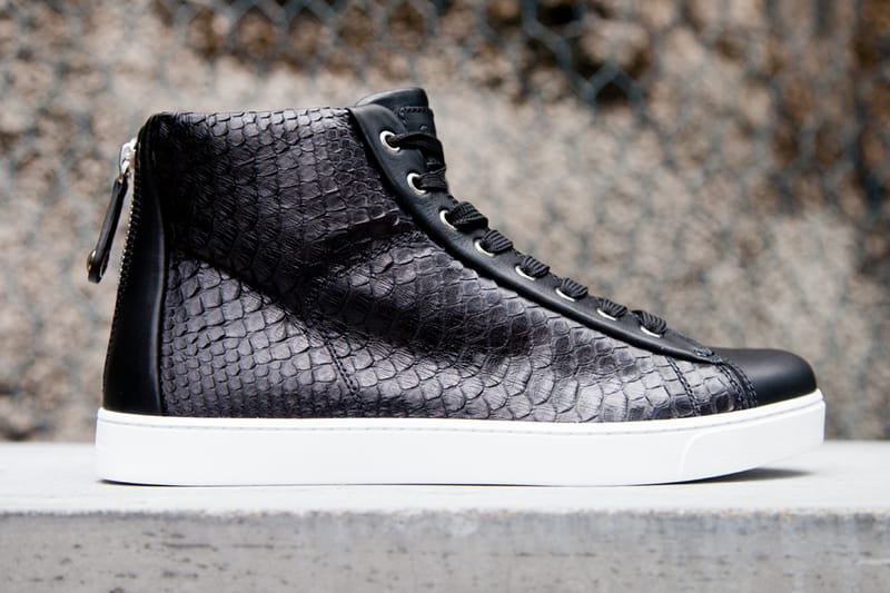 Gianvito Rossi 2012 Fall/Winter Leather Woven Sneaker