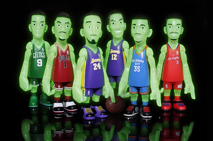 MINDstyle for BAIT NBA Glow-in-the-Dark Collectible Figure Set