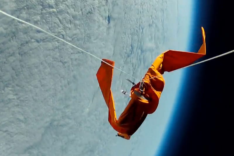 oki-ni Celebrates New Website by Launching Their Product Into the Stratosphere