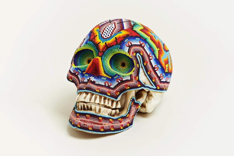 Our Exquisite Corpse Large Beaded Skull