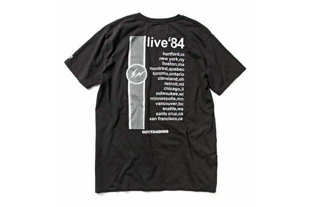 OUTSTANDING presents TOUR Tee SHIRT by fragment design x PEEL & LIFT