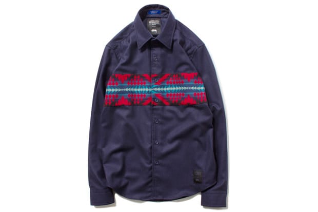 Pendleton x Stussy Wool Comp Band Shirt