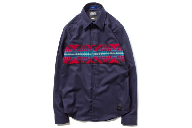 Pendleton x Stussy Wool Comp Band Shirt