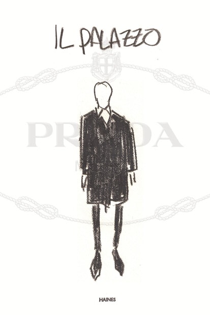 Prada Fall/Winter 2012 Presented Through Illustrator Richard Haines: Il Palazzo