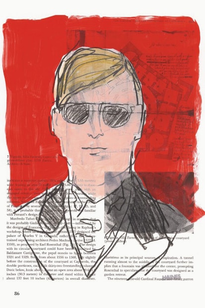 Prada Fall/Winter 2012 Presented Through Illustrator Richard Haines: Il Palazzo