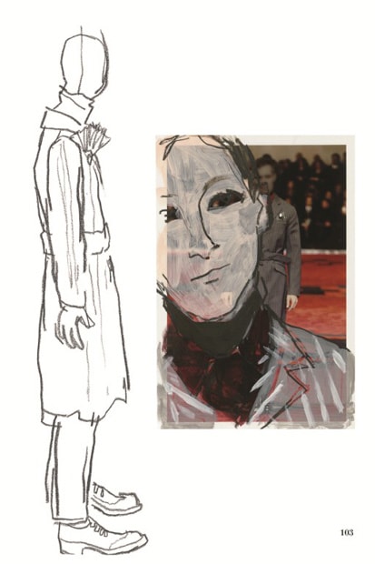 Prada Fall/Winter 2012 Presented Through Illustrator Richard Haines: Il Palazzo
