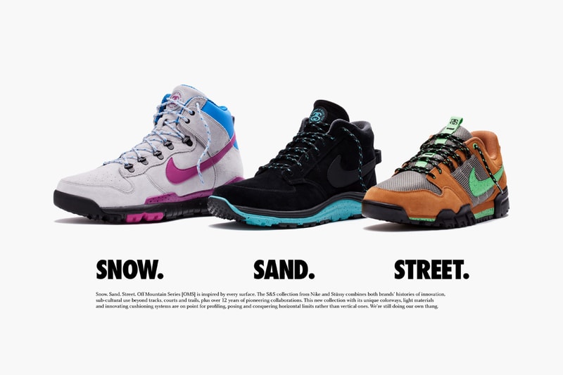 Stussy x Nike S&S Off Mountain Series Footwear