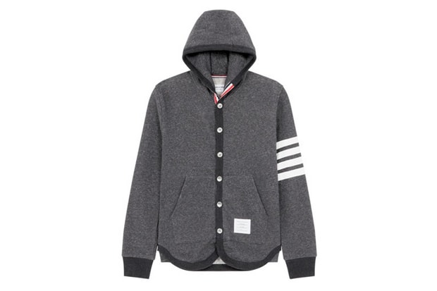 Thom Browne Button-Up Hoodie