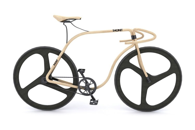 Thonet and Andy Martin Craft a Bike Out of Beech Wood