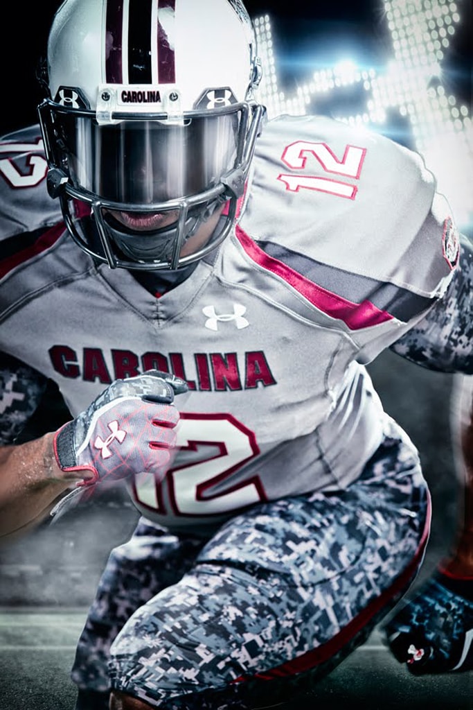 Under Armour X South Carolina Custom Battle Football Uniforms