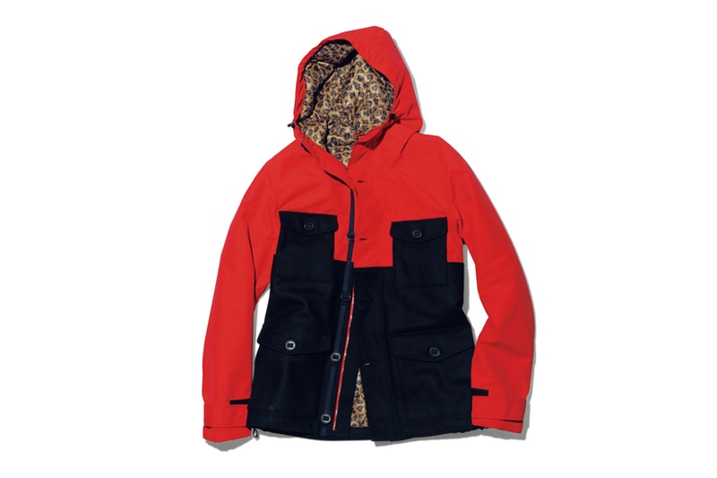 uniform experiment 2 TONE HOODED BLOUSON 