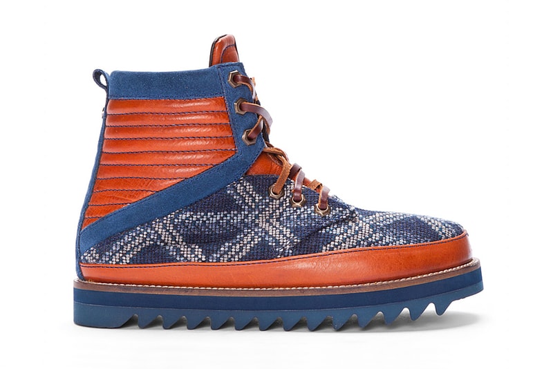 Volta Blue Jacquard Madeshi Boot
