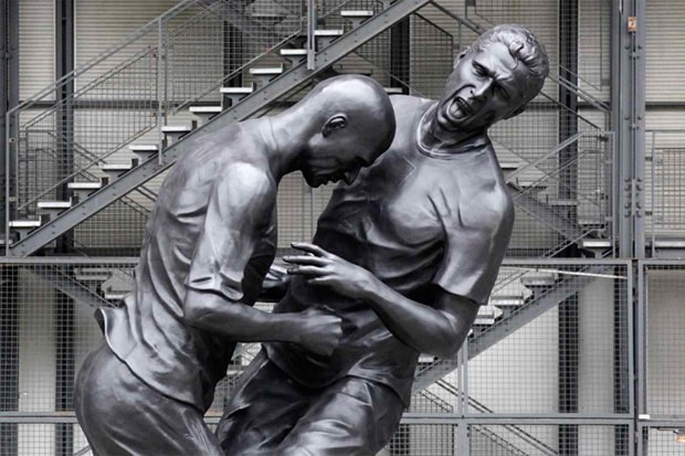 Zinedine Zidane Immortalized with Headbutt Statue by Adel Abdessemed