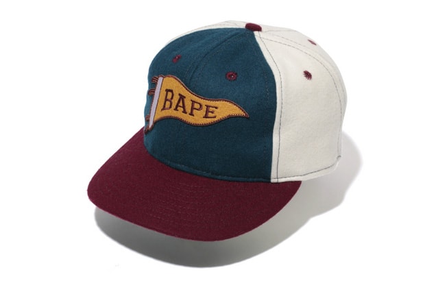 A Bathing Ape x Ebbets Field Flannels "Flag" Wool Snapback