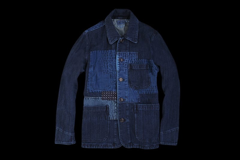 BLUE BLUE 2012 Fall/Winter Sashiko Fabric Coverall Jacket