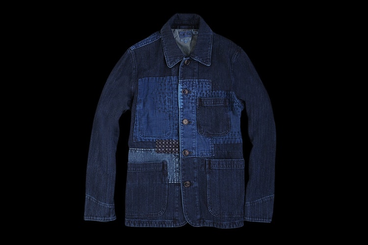 BLUE BLUE 2012 Fall/Winter Sashiko Fabric Coverall Jacket