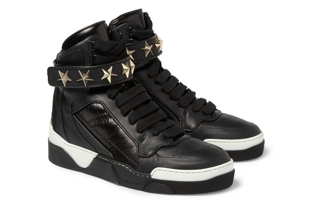 Givenchy Star-Detail Leather High-Top Sneaker