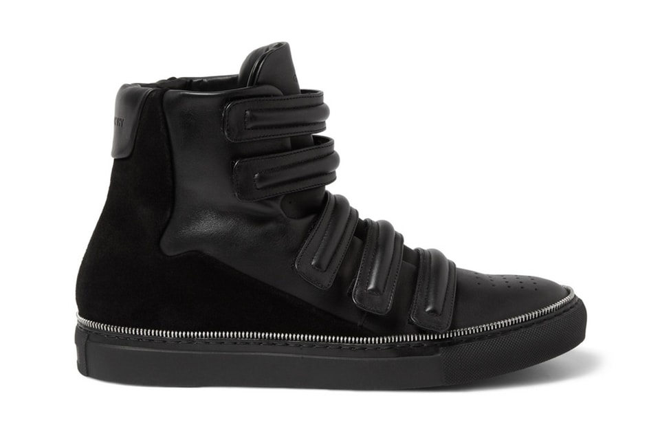 Givenchy Zip Trim High-Top Sneakers | Hypebeast