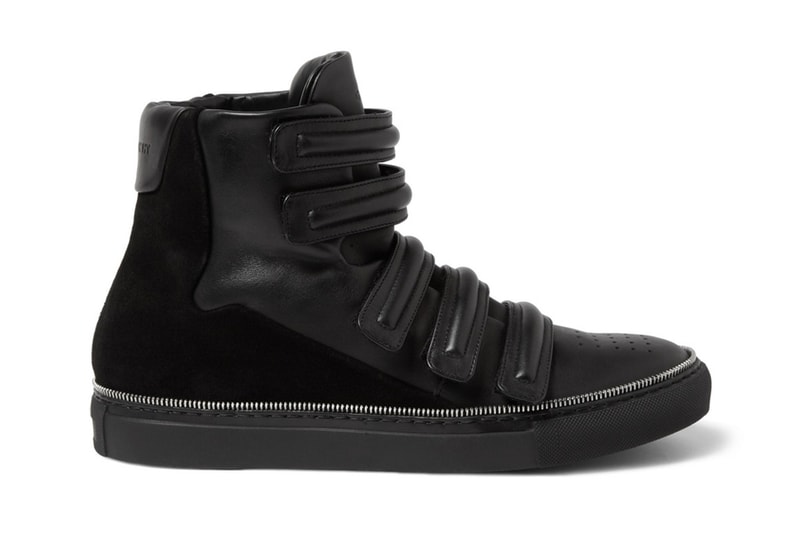 Givenchy Zip Trim High-Top Sneakers