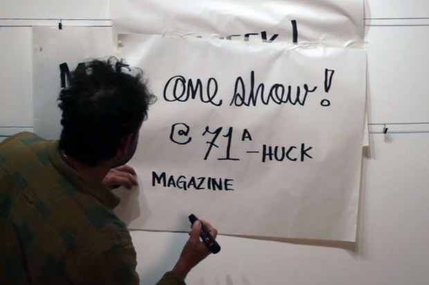 Mark Gonzales "One Week, One Show" @ The Church of London Preview Video
