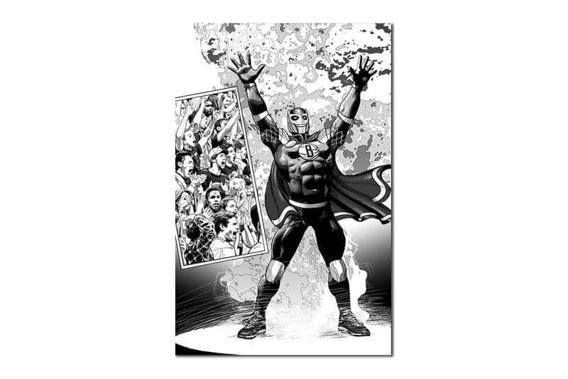 Marvel and the Brooklyn Nets Unveil First Super Hero in NBA History