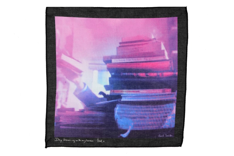 Paul Smith "Day Dreaming with My Camera" Scarf and Pocket Square Collection 