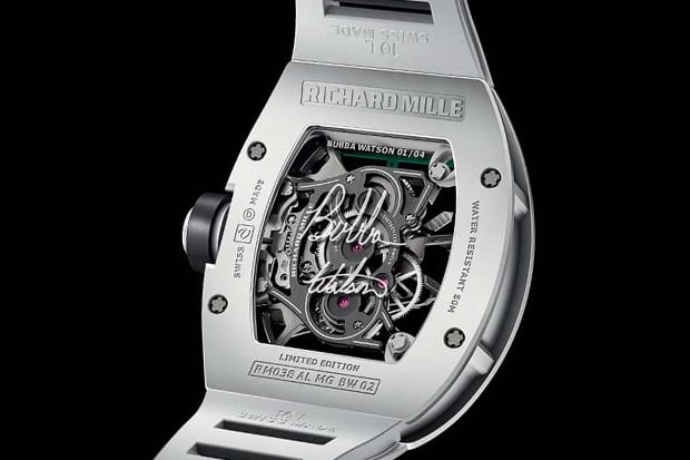 Richard Mille Limited Editions Watch RM 055 Bubba Watson White Legend | 50  mm, Titanium&Ceramics Case - 12-24.com