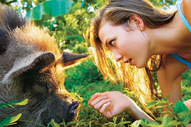 Ryan McGinley Shoots Karlie Kloss for The New York Times