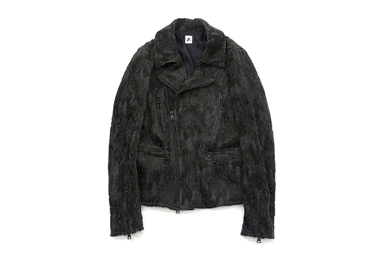 S'yte 2012 Fall/Winter Textured Suede Riders Jacket