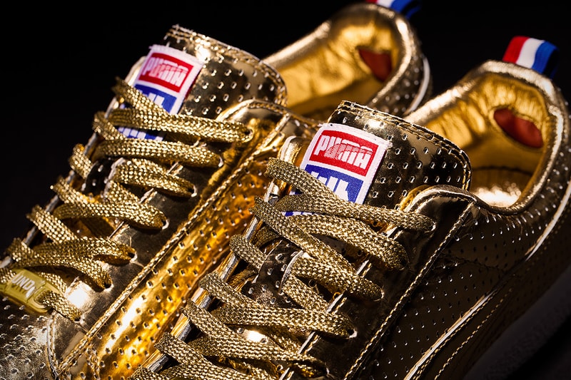UNDFTD x PUMA Clyde "Gametime" 24k Metallic Gold - A Closer Look