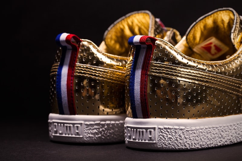 UNDFTD x PUMA Clyde "Gametime" 24k Metallic Gold - A Closer Look