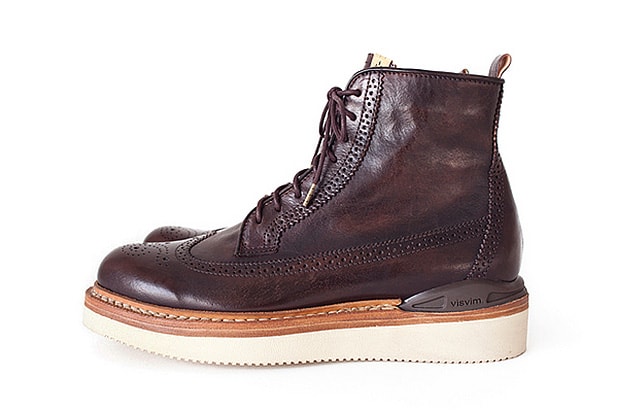 VISVIM Patrician Brogue Black Leather Boots Size 10 US | 9 UK | 43 