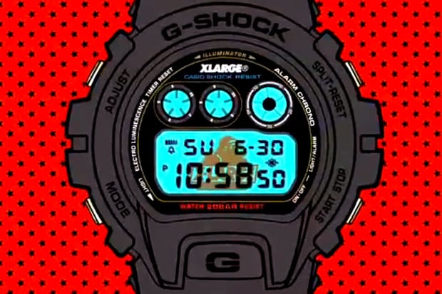 HOT定番人気XLARGE CASIO G-SHOCK DW 6900FS 時計