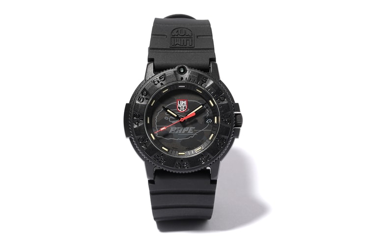 A Bathing Ape x Luminox Navy SEAL Blackout 3001MIL Watch
