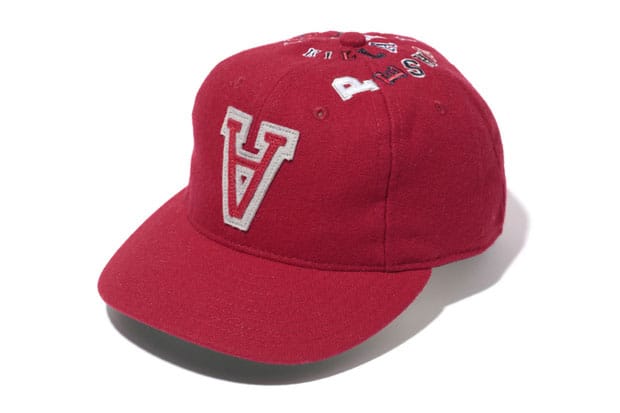 A Bathing Ape x Ebbets Field Flannels Spiral Wool Cap