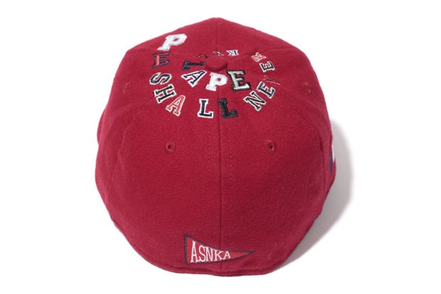 A Bathing Ape x Ebbets Field Flannels Spiral Wool Cap