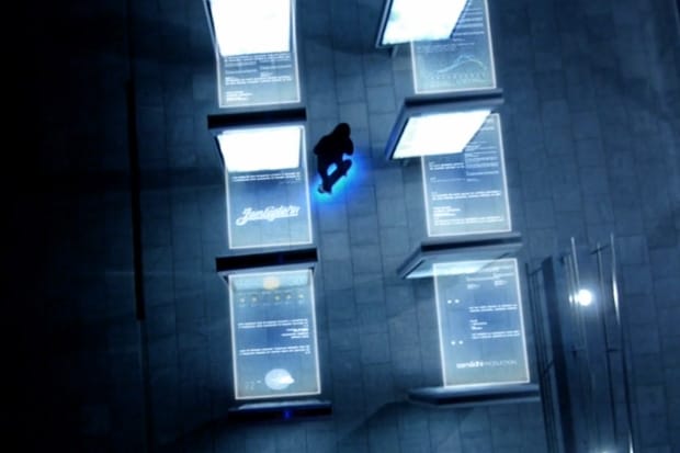 A Glowing Skateboard and Helicopter Cams Combine to Create "FIREFLY"