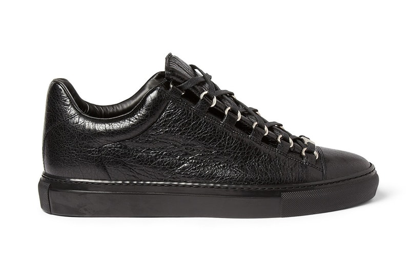 Balenciaga Arena Creased Leather Sneakers
